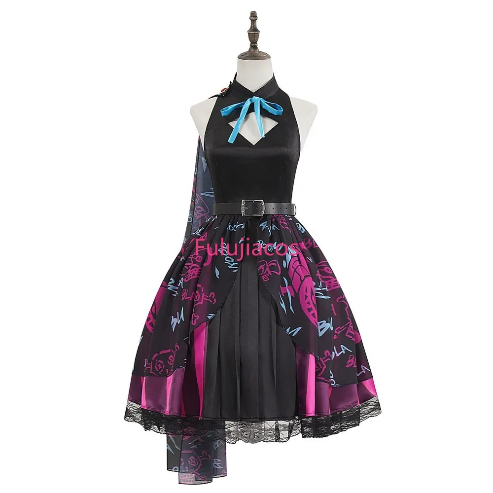 

Fulujiacos Jinx Cosplay Dresses Arcane Powder Costume The Loose Cannon Jinx's Dress