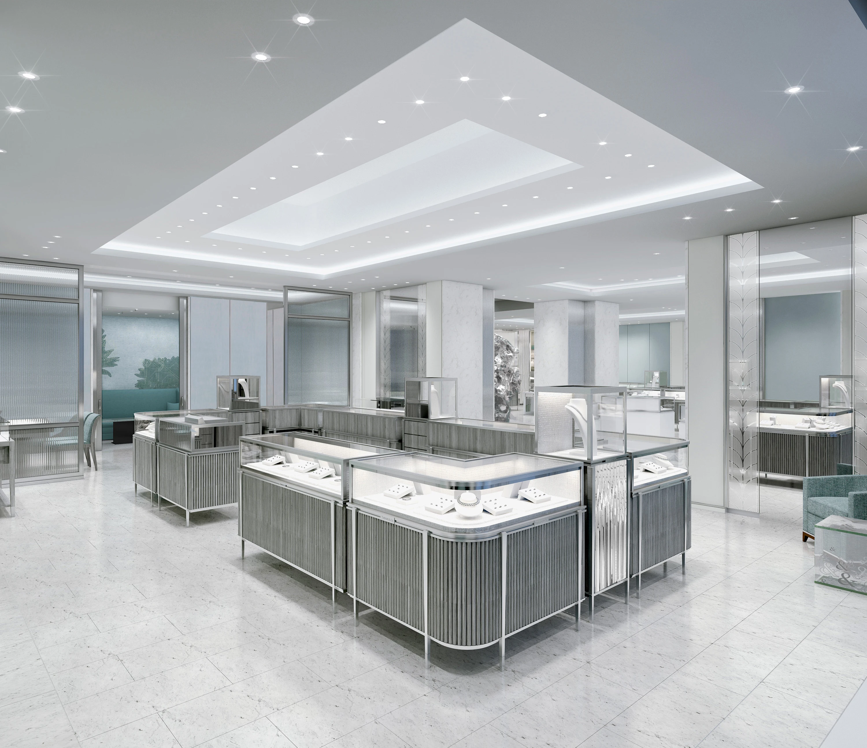 

High Quality Custom Premium Quality Glass Metal Display Cabinet Adjustable Shelf Durable Glass Metal Jewelry Display Cabinet