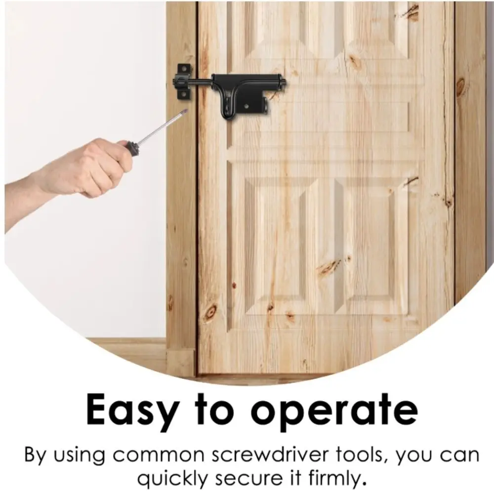 

Черный болт, дверной болт, замок, твердые раздвижные болты, простой засов, железный болт, раздвижной замок, виниловые ворота из углеродистой стали