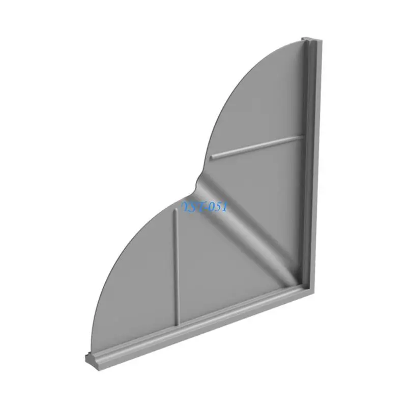 E15A Bathtubs Splashes Guard Waterproof Corner Shower Screen for Sink and Washbasin