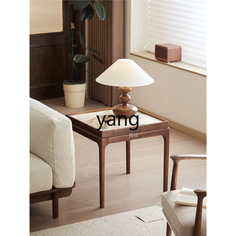 

LMM solid wood rock slab edge few living room household tea table small table sofa side coffee table