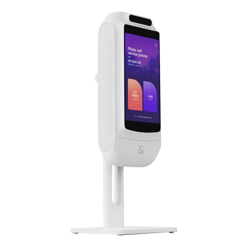 HPRT 2023 Trending Products New Arrivals Thermal Printer Self Service Booth Printing Kiosk With Photo Camera