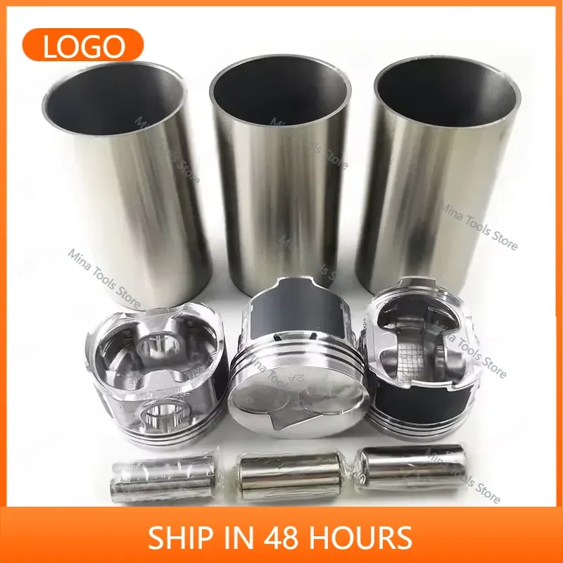 D850 Cylinder Liner Kit 1590102310 1J09121110 1G46021050 15901-02313 for Engine Spare Part BX1500 BX1870 BX23D B1700DT