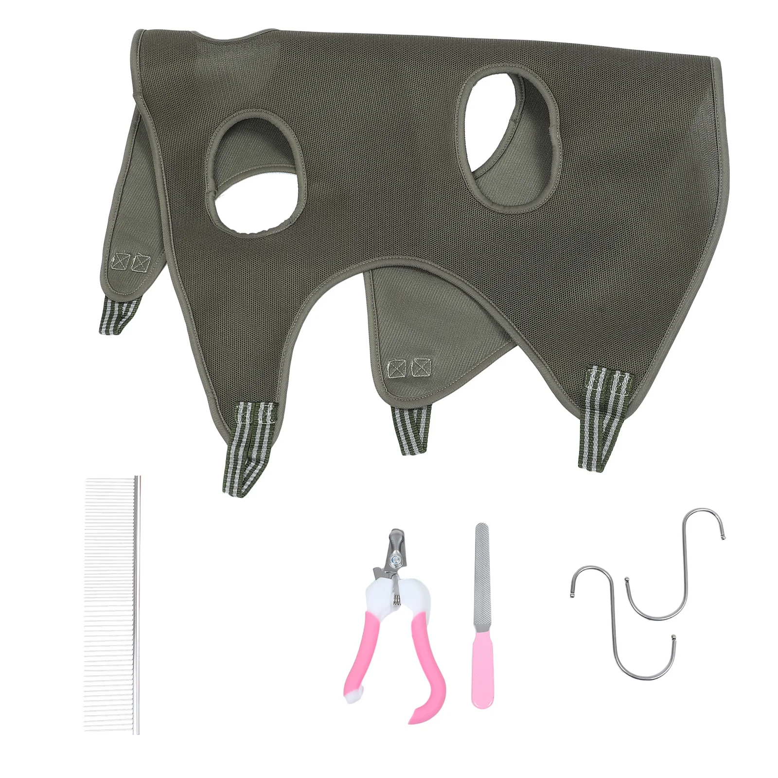 

1Set Pet Nail Trimming Hammock Grooming Adjustable Breathable Dog Cat Restraint Nail Clipper Tools Grooming Hammock