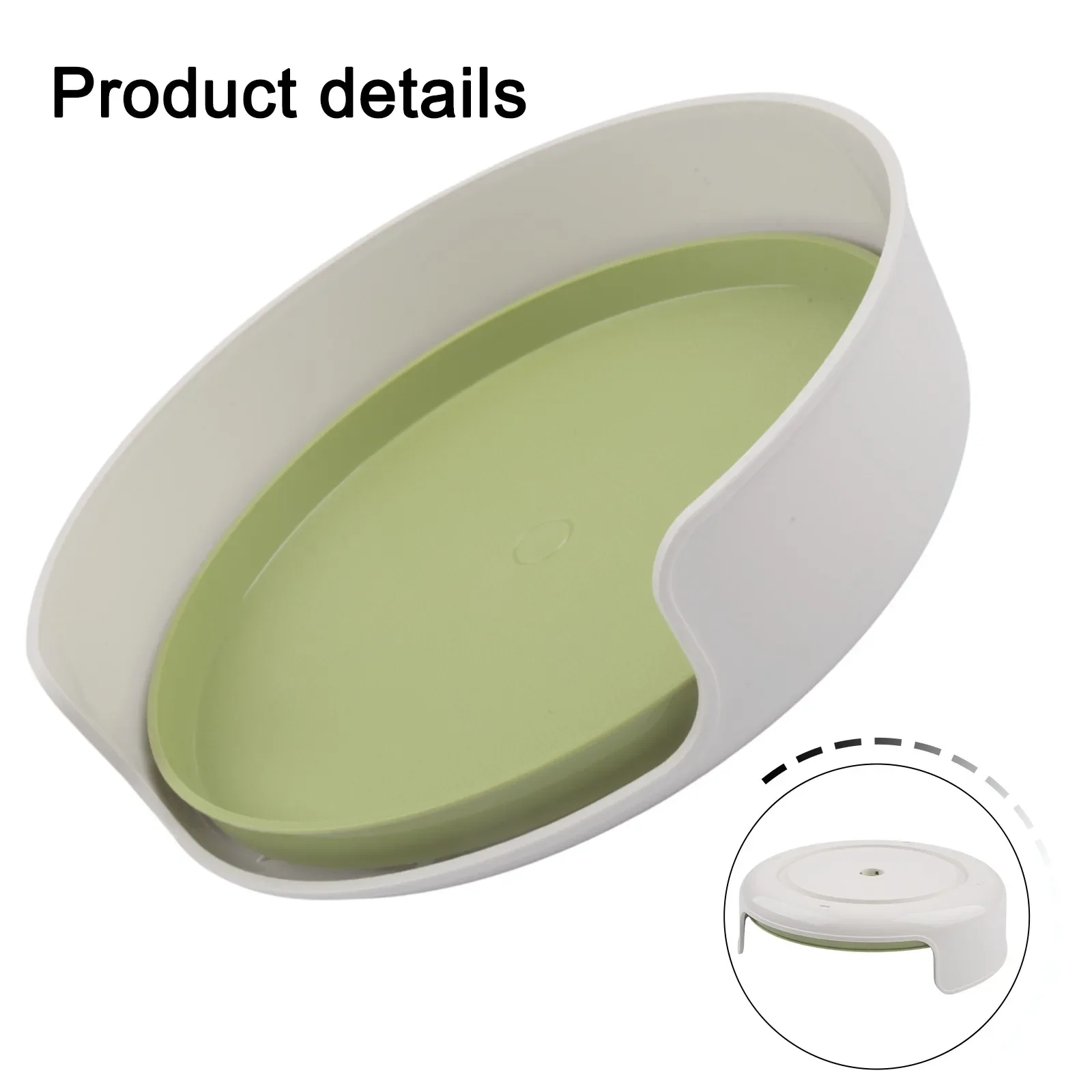 Easy Access Organizer For Spices Non-Slip Turntable 27.8x27.8x7.5cm Lazy Susan Organizer Multifunctional Storage