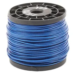 HQ BW01 1.5MM-8MM Diameter BLUE PVC Plastic Coated Stainless Steel 304 Wire Rope Cable