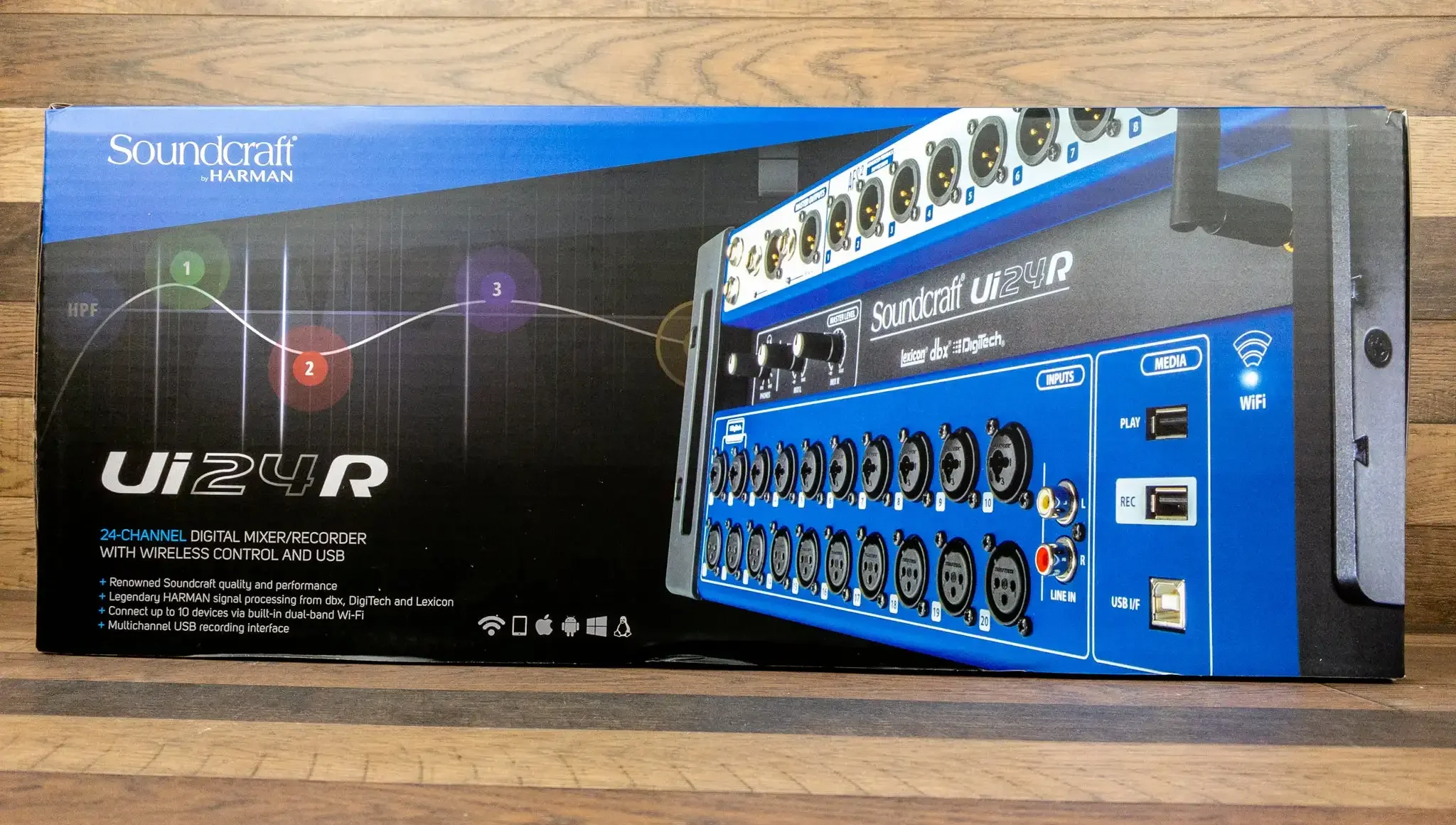 مبيعات التسويق الجديدة على خلاطات الصوت الرقمية الاحترافية Soundcraft Ui24R 24 Ch - مسجل متعدد المسارات مع تحكم لاسلكي #1