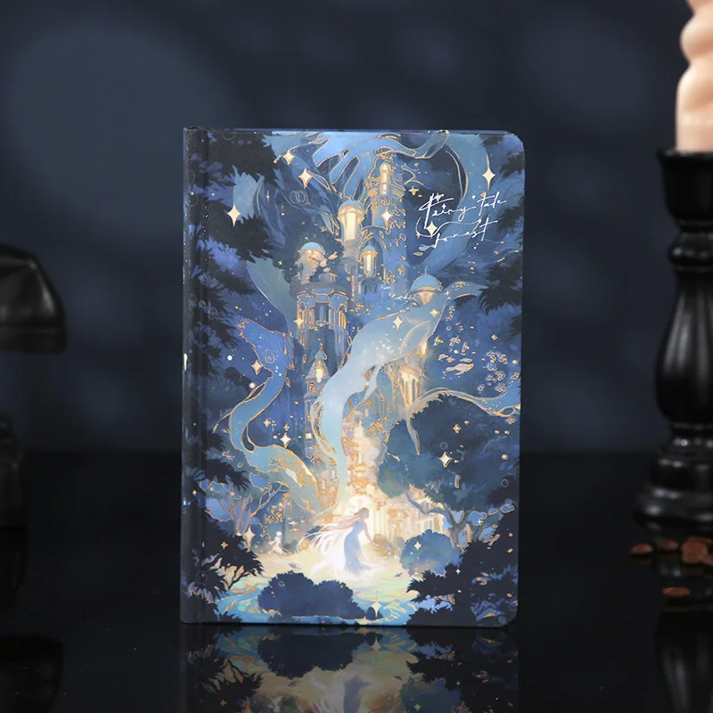 جديد الخيال الغابات مجلة بناتي ماجيك ضوء بقعة الحرفية كامل اللون التوضيح الصفحة الداخلية دفتر مذكرات حساسة ساحرة