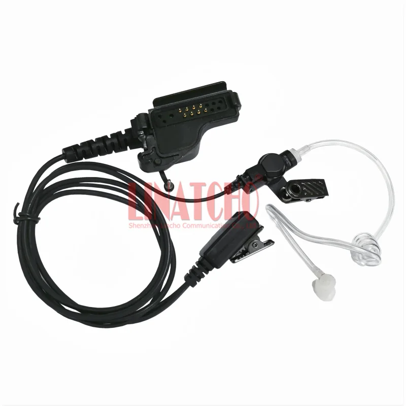 

XTS2500 XTS5000 MT1500 MT2000 HT1000 Digital Intercom Walkie Talkie PTT Mic Air Tube Earphone