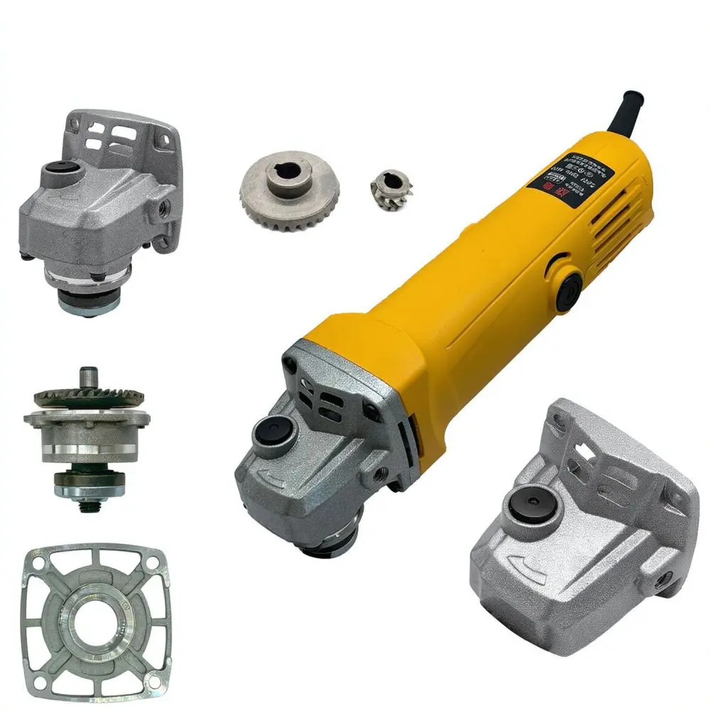 Angle Grinder Head And Gear Assembly For 9913 Model 100 Grinder Replacement Repair Component Durable Metal Tool