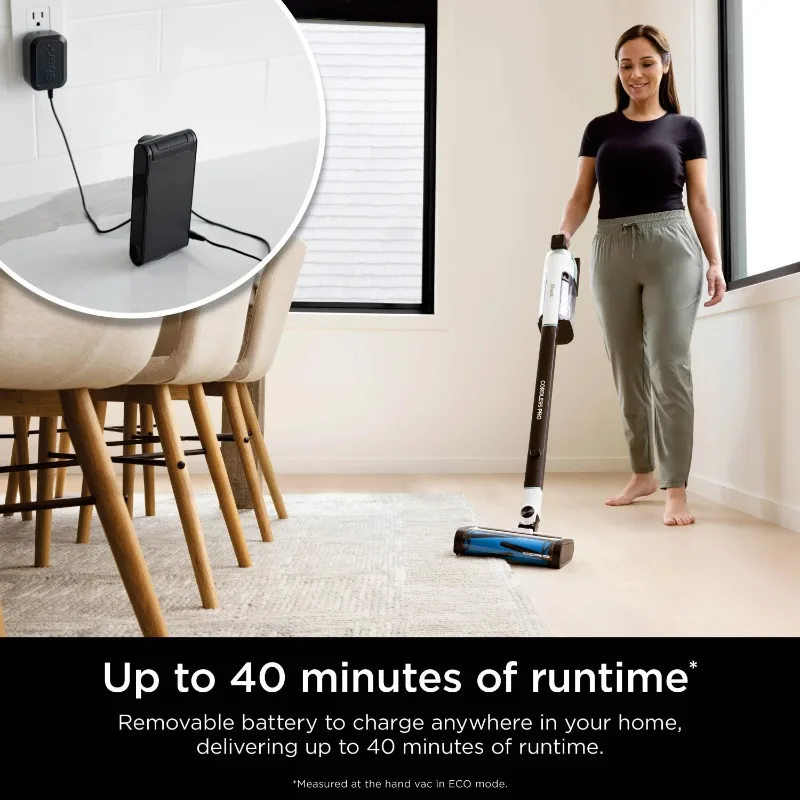 Shark® Cordless Pro Stick Vacuum with Clean Sense IQ Technology, Power Fins PLUS Brushroll, Crevice Tool Included