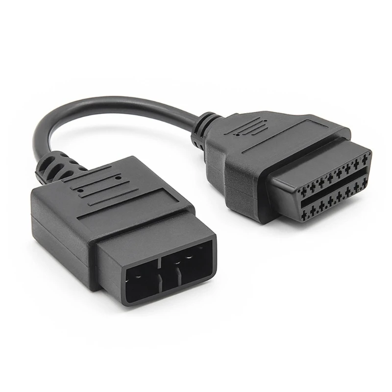 2025 New 9 Pin Connector OBD2 Adapter Cable for Vehicles Easy Plugs and Play Installation