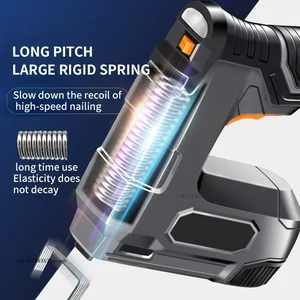 Drahtlose elektrische Nagelpistole, Grundstücksmöbel, Lithiumbatterie, Grundnahrungsmittel, Tischlerei, DIY -Polster 8 Hauptverkaufsbatterie -Heftkleber - №4