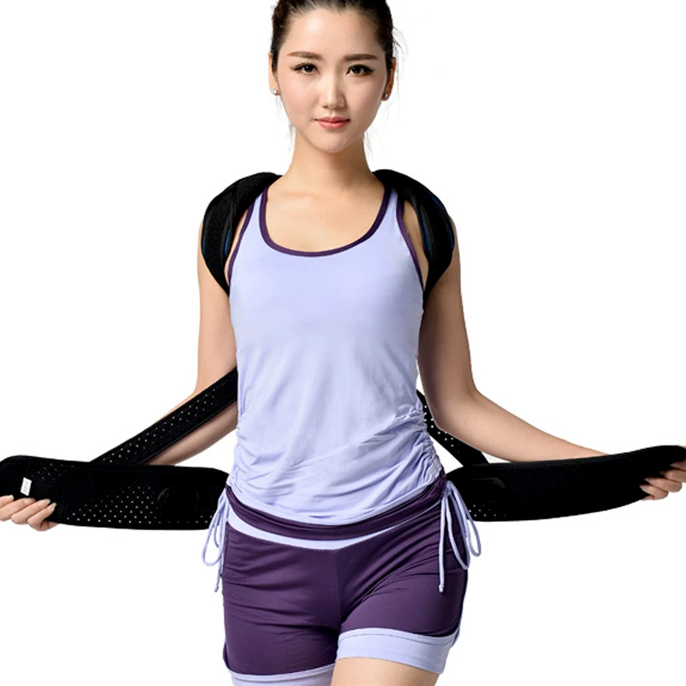 Posture Corrector Back Braces Shoulder Waist Lumbar Support Belt Humpback Prevent Body Straighten Slouch Compression Pain Relief