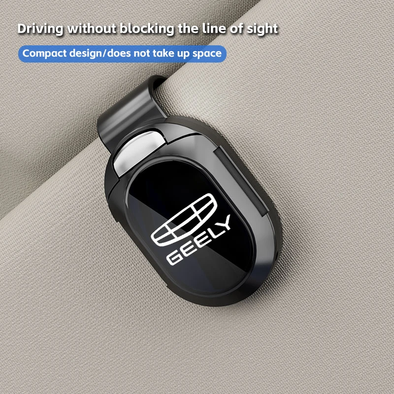 Automobile glasses clip For Geely geometry C Emgrand Gc6 Gx3 Ec7 Atlas Coolray Cross NL3 X6 GS Accessories Do not occupy space view 2