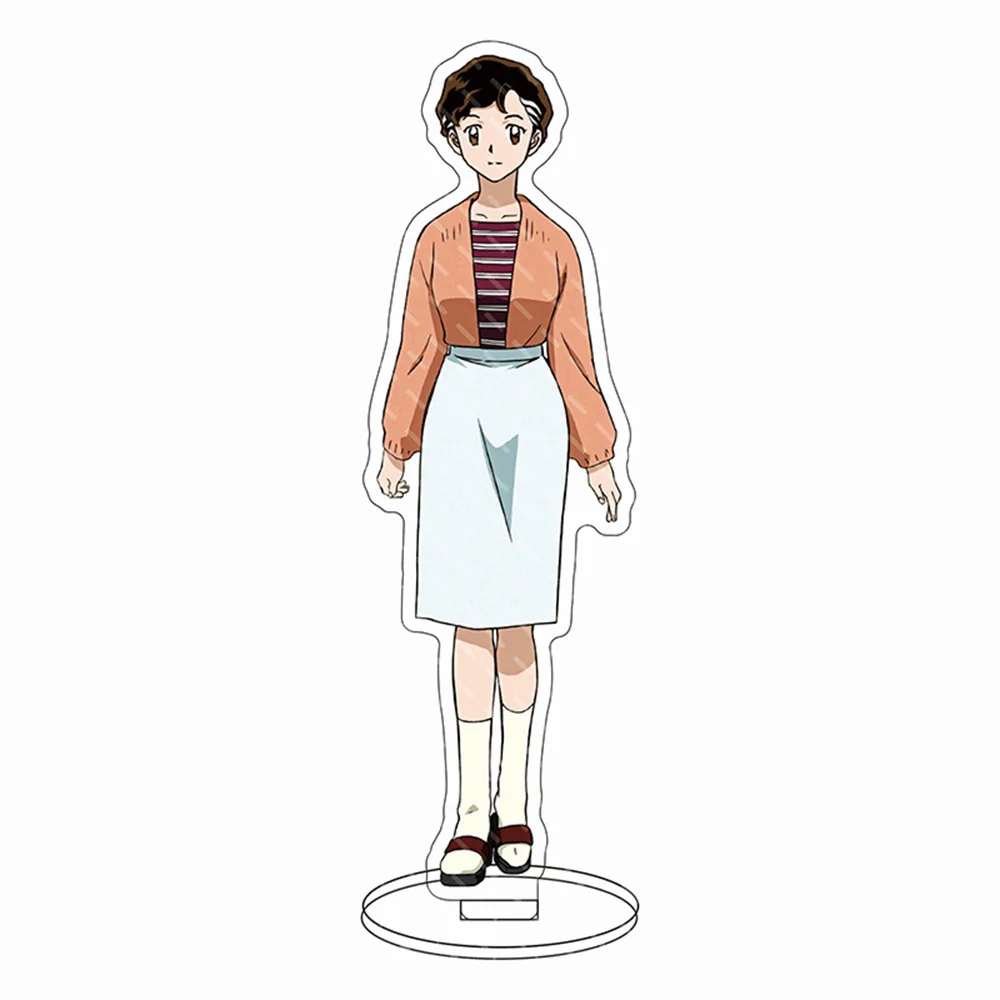 

Anime Figure Inuyasha Sesshoumaru Acrylic Standing Sign Model Quadratic Sided Plate Desk Decor Fans Collection firend Toy Gift