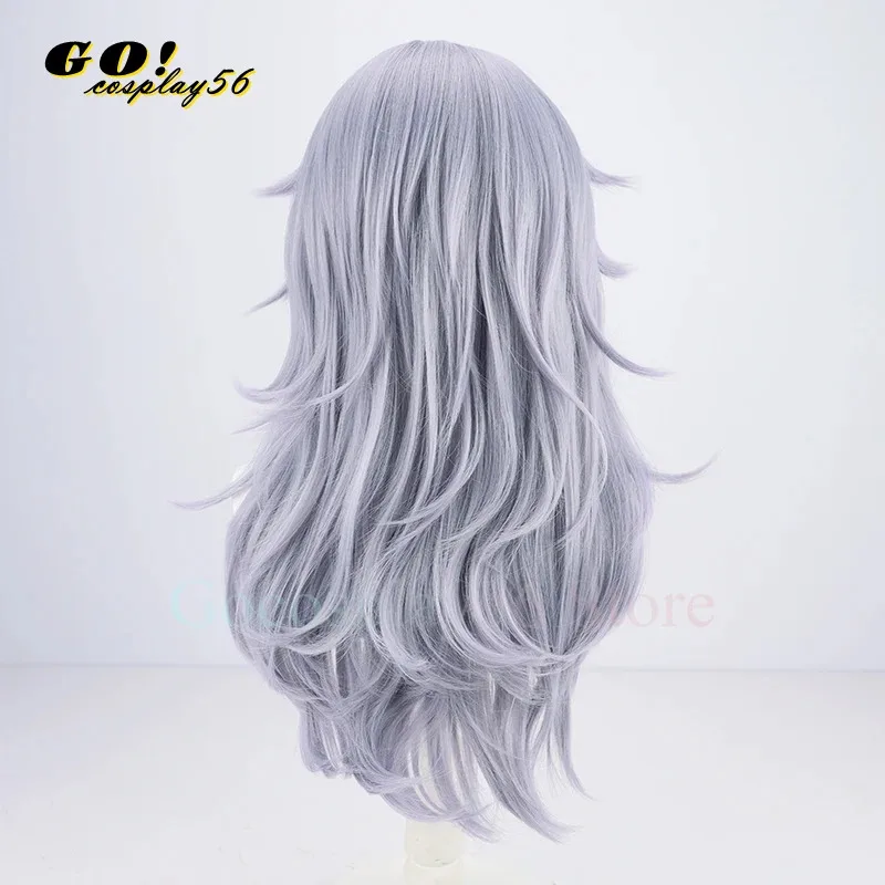 vivi 2025 VTuber Nina Kosaka Cosplay Wig 60cm Long Curly Wavy Hair Ethyria YouTuber Role Play Headwear