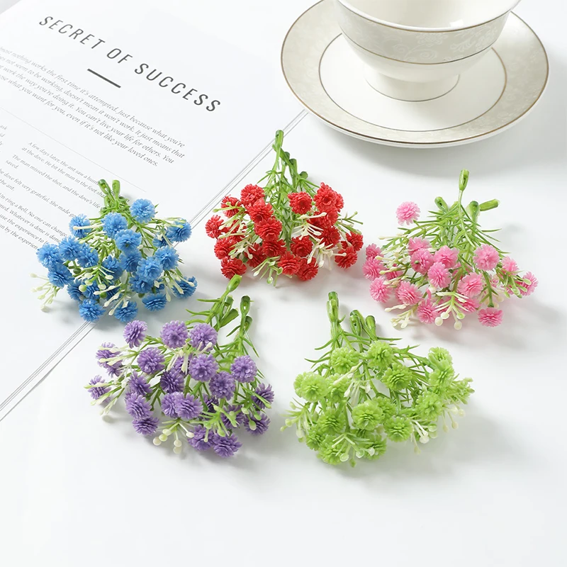30/50 Stück Gypsophila Künstliche Blumen Köpfe Gefälschte Blumen DIY Girlande Zubehör Hochzeit Party Dekoration für Wohnkultur – Detail 5