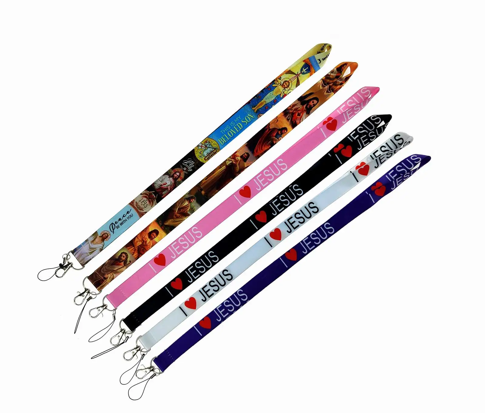 Jesus Neck Strap Lanyard For Keys ID Nurse Card Badge Holder Keychain Hang Rope Webbing Ribbon Mobile Phone Accessories