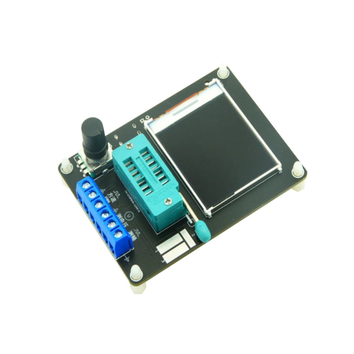 GM328A Transistor Tester Digital Multimeter Electrical Capacitance Meter Diode Triode Resistor Tester Russian Version