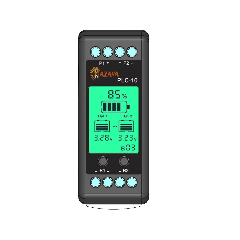 MAZAVA Battery Equalizer PLC-10  2S  2X3.2V HC02 4S 4 X 3.2V  Active Balancer   Lifepo4 Pack Lithium iron phosphate BMS Charge
