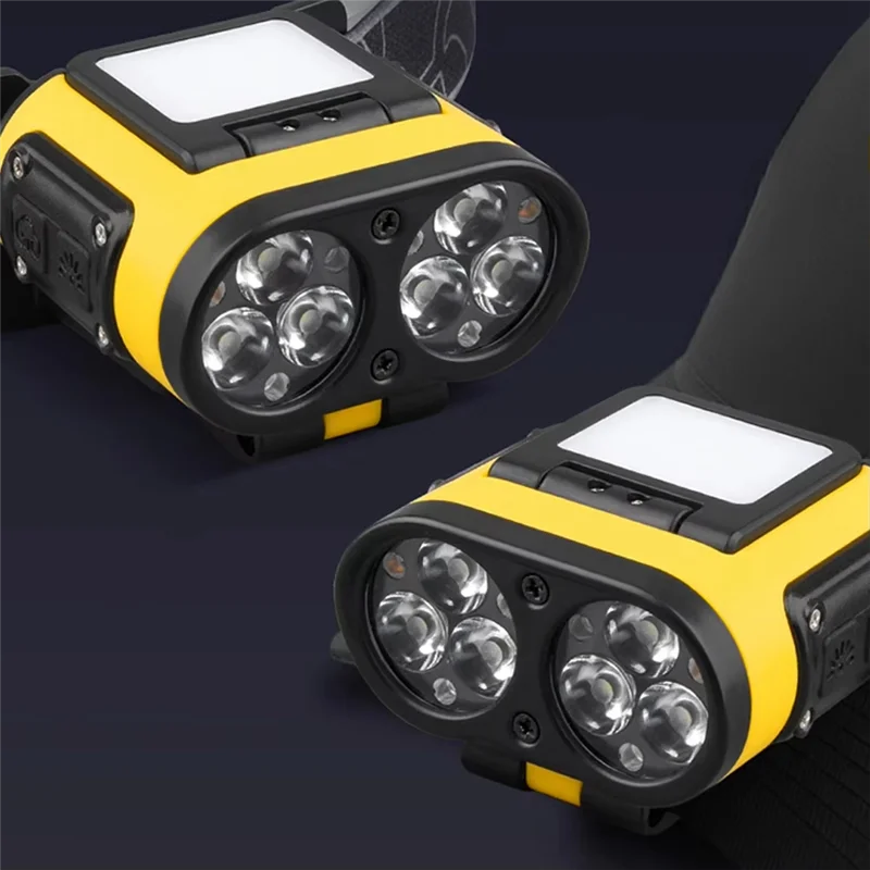 AB66-LED ヘッドランプ COB キャップクリップライト充電式ヘッド懐中電灯ヘッドライト Led ヘッド屋外釣りキャンプ用