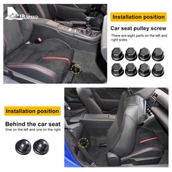 Hot Sale 10PCS Car Seat Screw For Subaru BRZ Toyota GR86 2021-2024 Protection RHD LHD Caps Cover Anti-Rust Ceyes Accessories