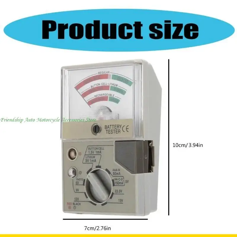 SZCH Electronic Battery Tester LCD Display para relógios e dispositivos pequenos fáceis usar