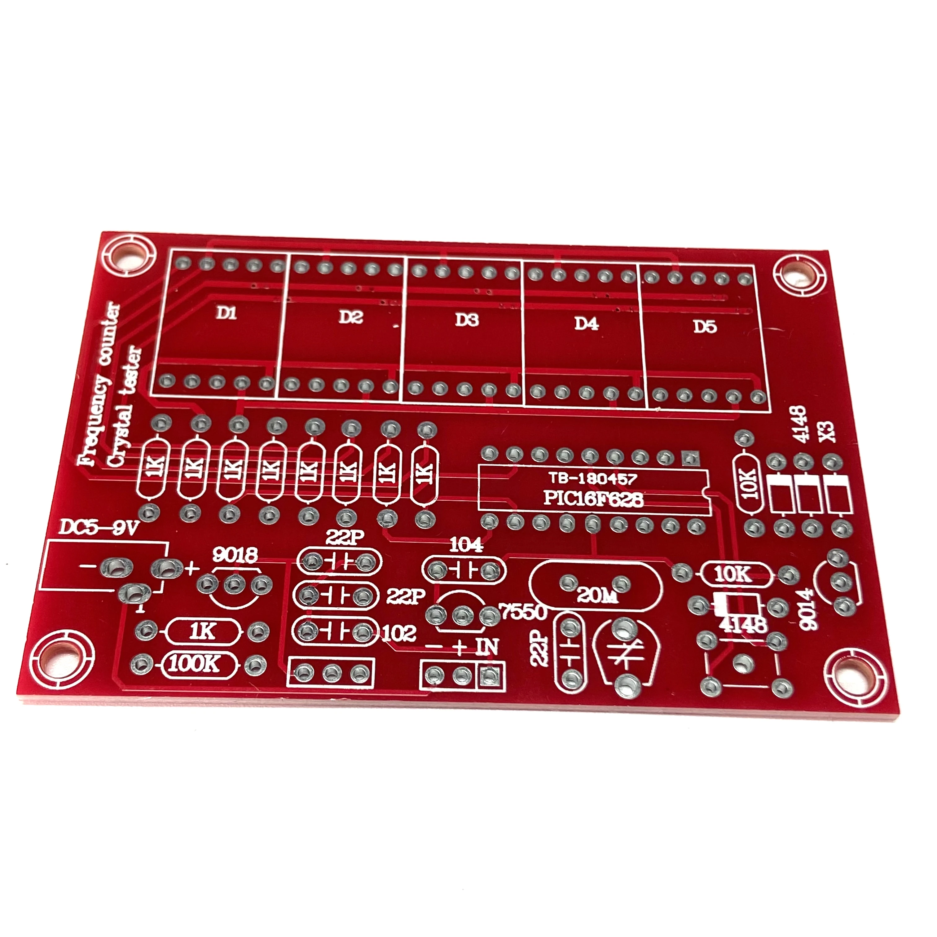 DIY kit 1Hz-50MHz Frequency Meter Crystal measurement Frequency measurement 5-digit digital tube display DIY kit