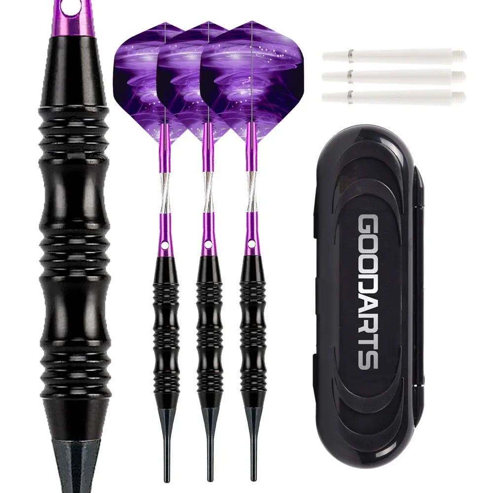 3 STKS Professionele Darts 20g Kiel Type Zachte Darts Elektronische Zachte Tip Dardos met Dart Doos Aluminium Zachte Tip Darts