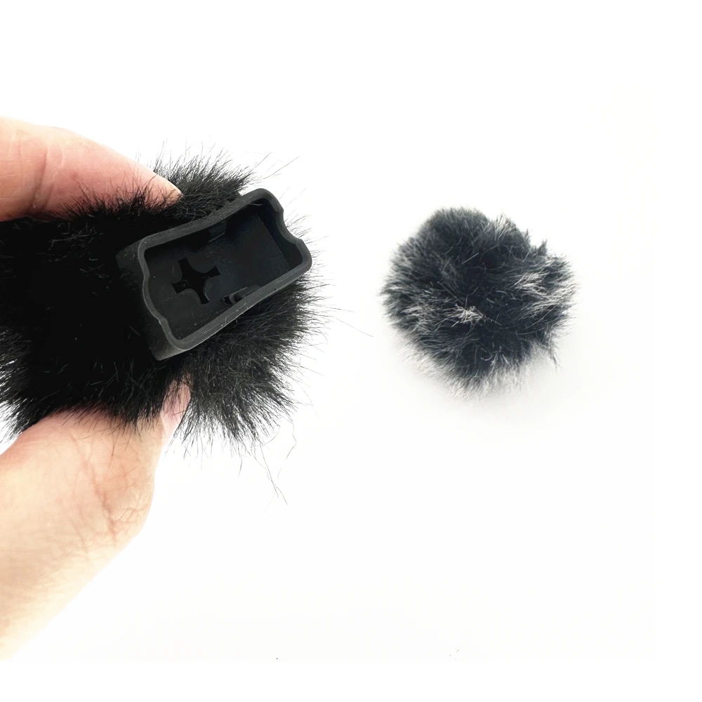 Windscreen Outdoor Windshield Muff Deadcat Cover for Moma Hollyland Lark MIX MAX Wireless Lavalier Microphone Transmitter