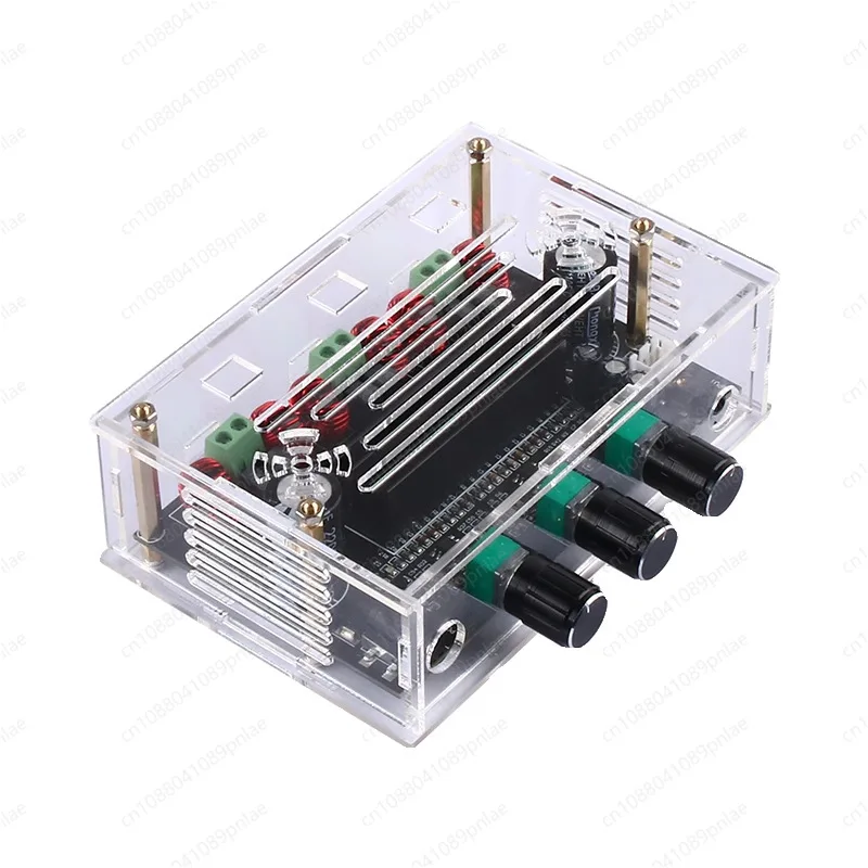 

Цифровая плата усилителя мощности TPA3116D2, высокая мощность, 2.1 канала, 2 * 80 Вт + 100 Вт, с корпусом из кристаллического стекла