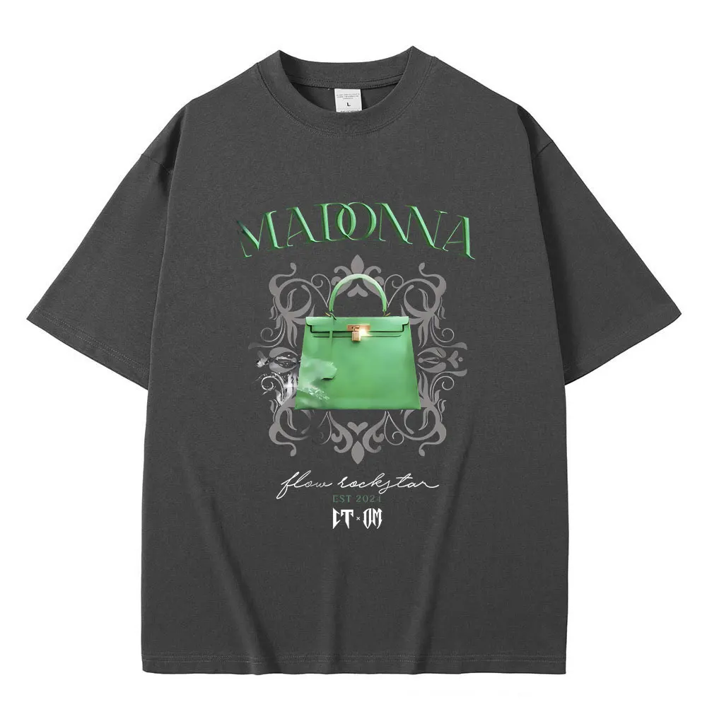 Best Famous Singer Natanael Cano Madonna Graphic T-shirt Male Vintage Trend T Shirts Men Women Fashion Hip Hop Oversized Tshirt