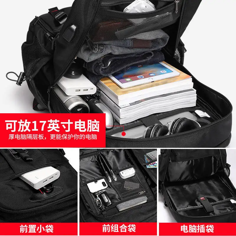 New Sports Sports Backpack Backpack Extra Large Capacity Men S High End Travel Backpack Sports Outdoor Luggage Hiking Waterproo view 4