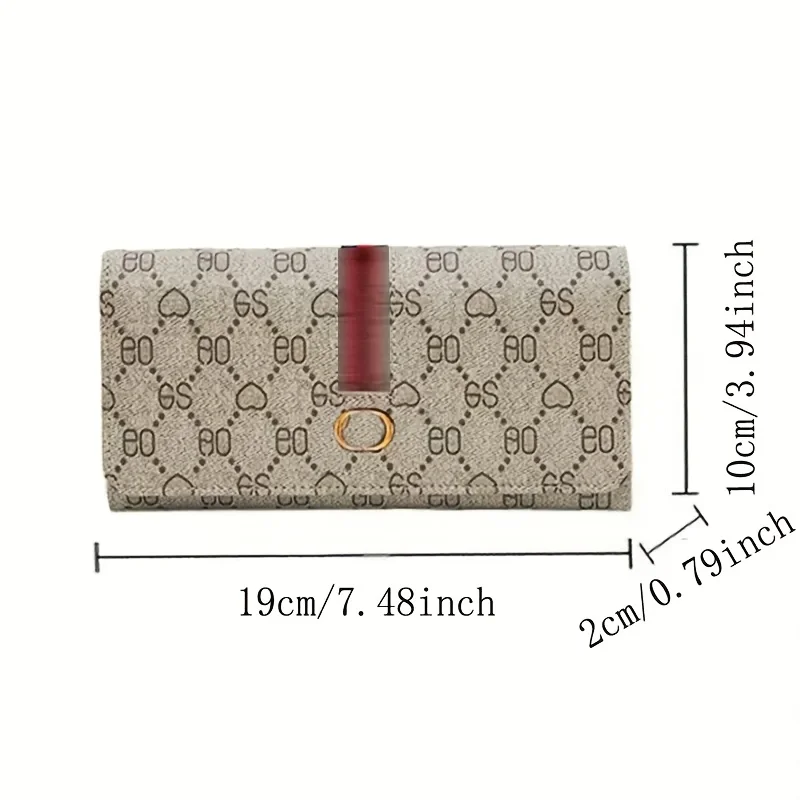 Long large capacity card bag wallet Integrated mobile phone large money storage card holder Women's men's travel wallet