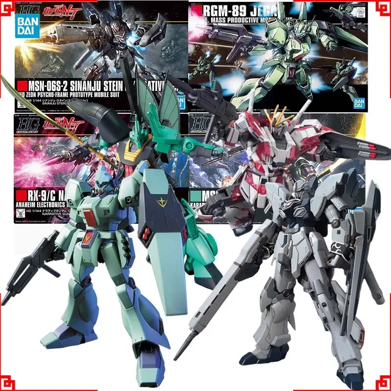 Bandai Gundam Modellbausatz HGUC Narrative C Dijeh Sinanju Stein Narrative Jegan Actionfigur Gunpla Bausatz Anime-Figuren