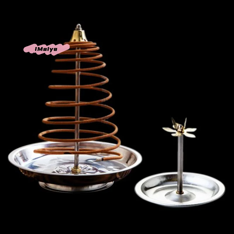 M-Backflow Stahl-Räucherstäbchenhalter für Sandelholzspulen, Aromakonus, Rauchstäbchen, Heimdeko, Aromatherapie-Ornament
