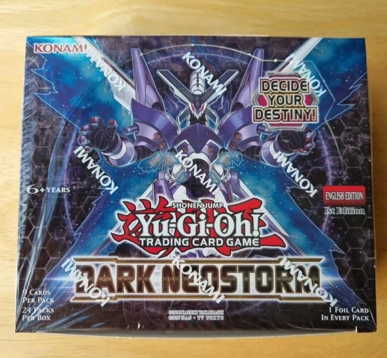 

Yugioh KONAMI Duel Monsters TCG Dark Neostorm DANE English 1st Edition Collection Sealed Booster Box