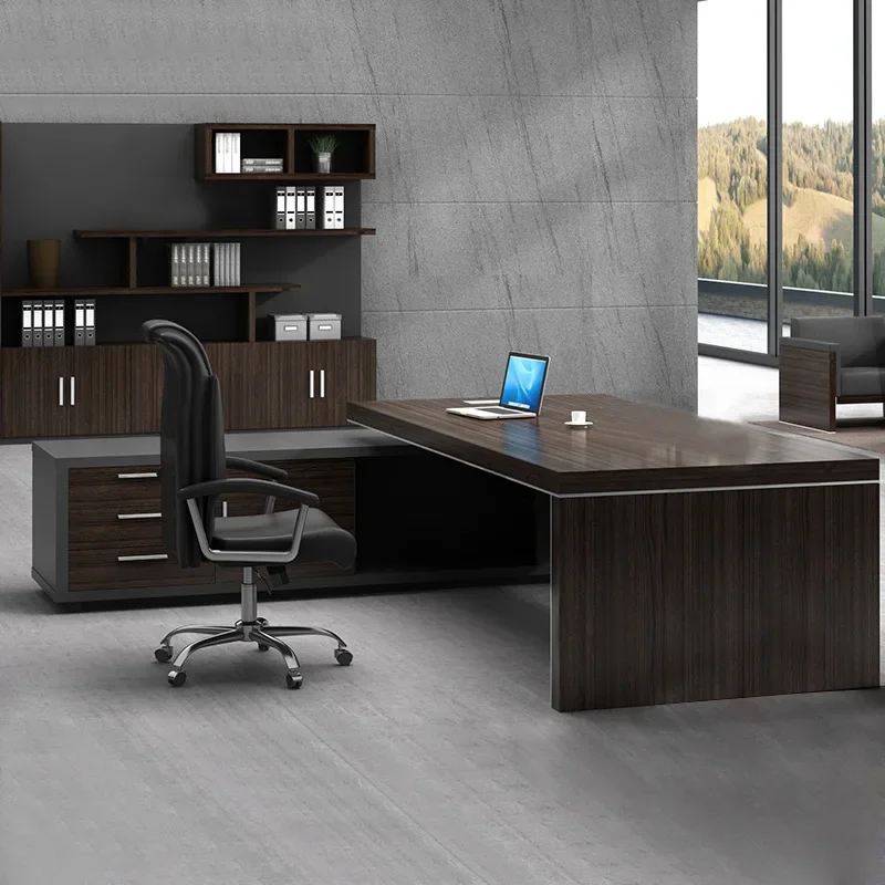 escritorios de oficina desk bureau de travail table luxury office desk executive computer table Office furniture schreibtisch