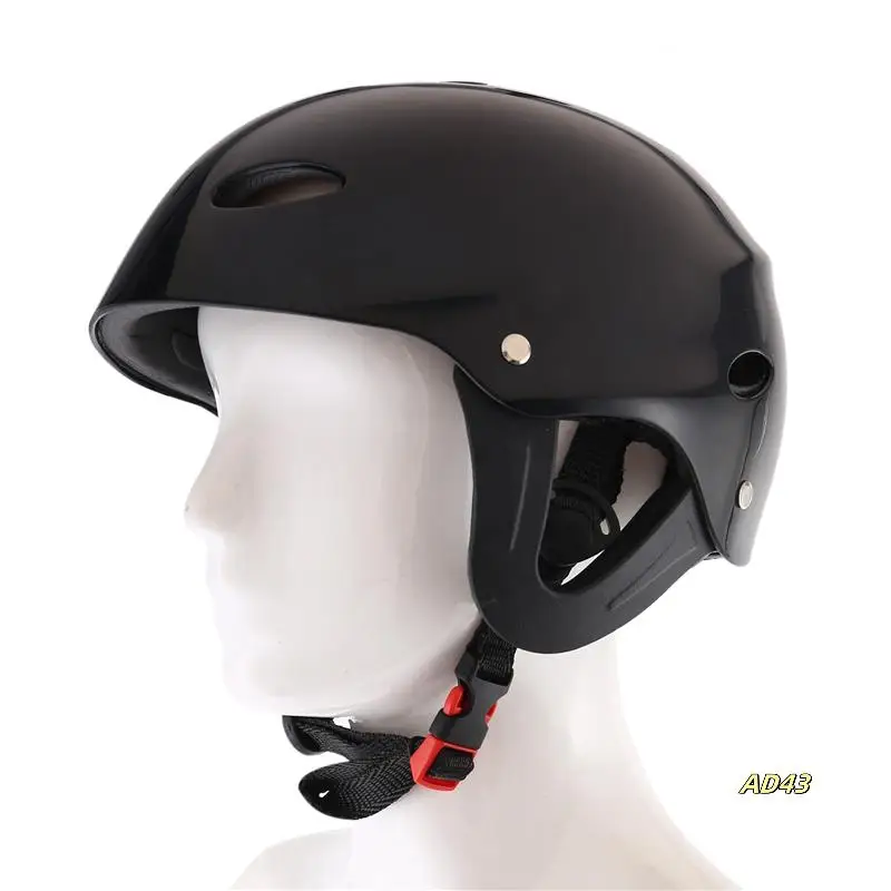 

3X Safety Protector Helmet 11 Breathing Holes For Water Sports Kayak Canoe Surf Paddleboard - Black