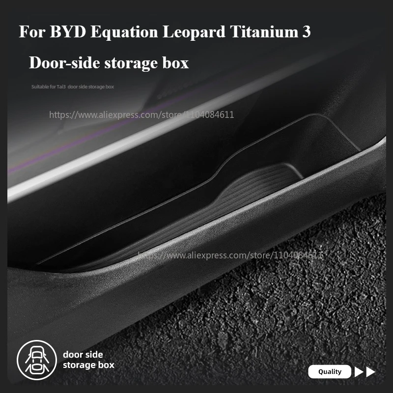 Picture 7: For BYD Equation Leopard 3 Titanium 3 2025 Armrest Storage Box Wireless Charging Silicone Pad Super 3 Centre Console Storage Box
