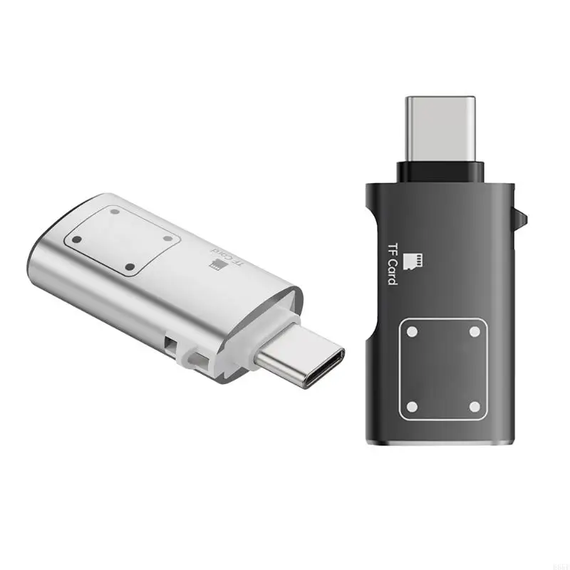 E65E Multiple Function Type C Adapter with USB3.0 OTG Adapter with Card Slot for Mobile Computings Phones And Tablets