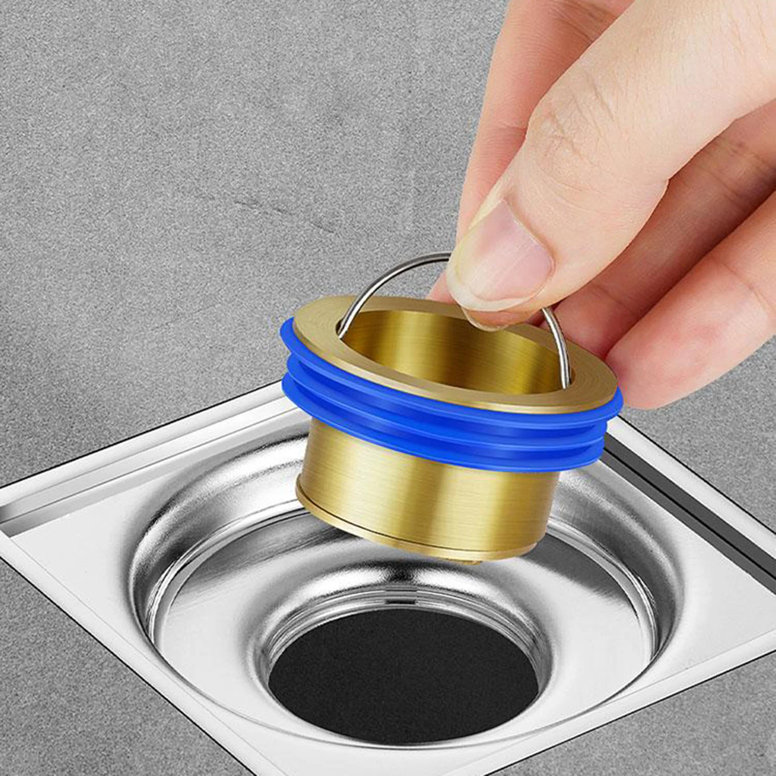

Brass Floor Drain Cor Anti-odor Anti-insect Sewer Fast Drainage Bathroom Floor Drain Core Durable Fast Installation Floor Drain