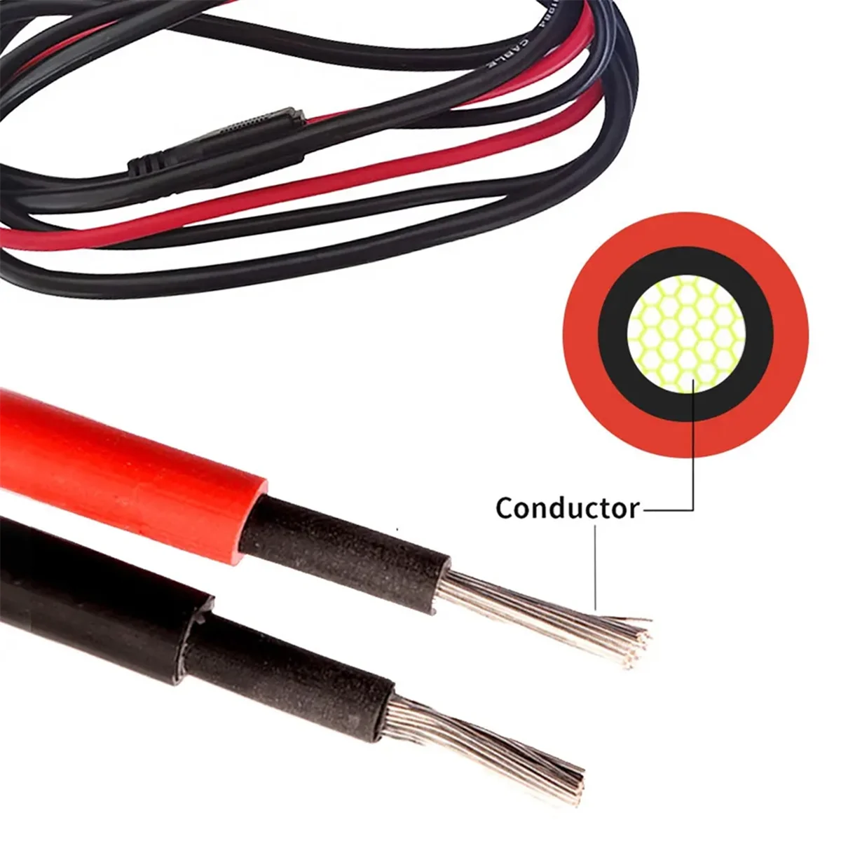 TCE DC7909 النظام الشمسي بطارية تخزين الطاقة الشمسية موصل الطاقة الكهروضوئية لوحة ختم كابل الأسلاك التوصيل