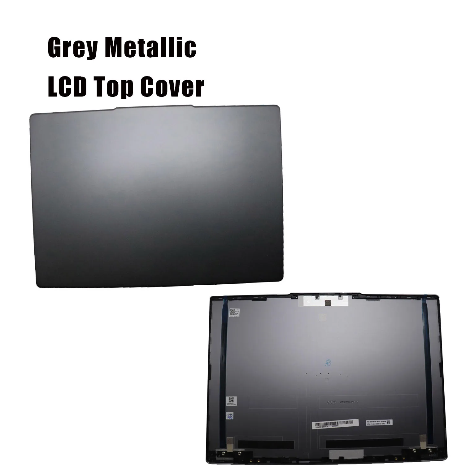Cubierta superior LCD gris metalizada para portátil Lenovo IdeaPad Slim 3 14IRH10, Slim 3 14ARP10, Slim 3 14IRH10R, Slim 3 14ARP1