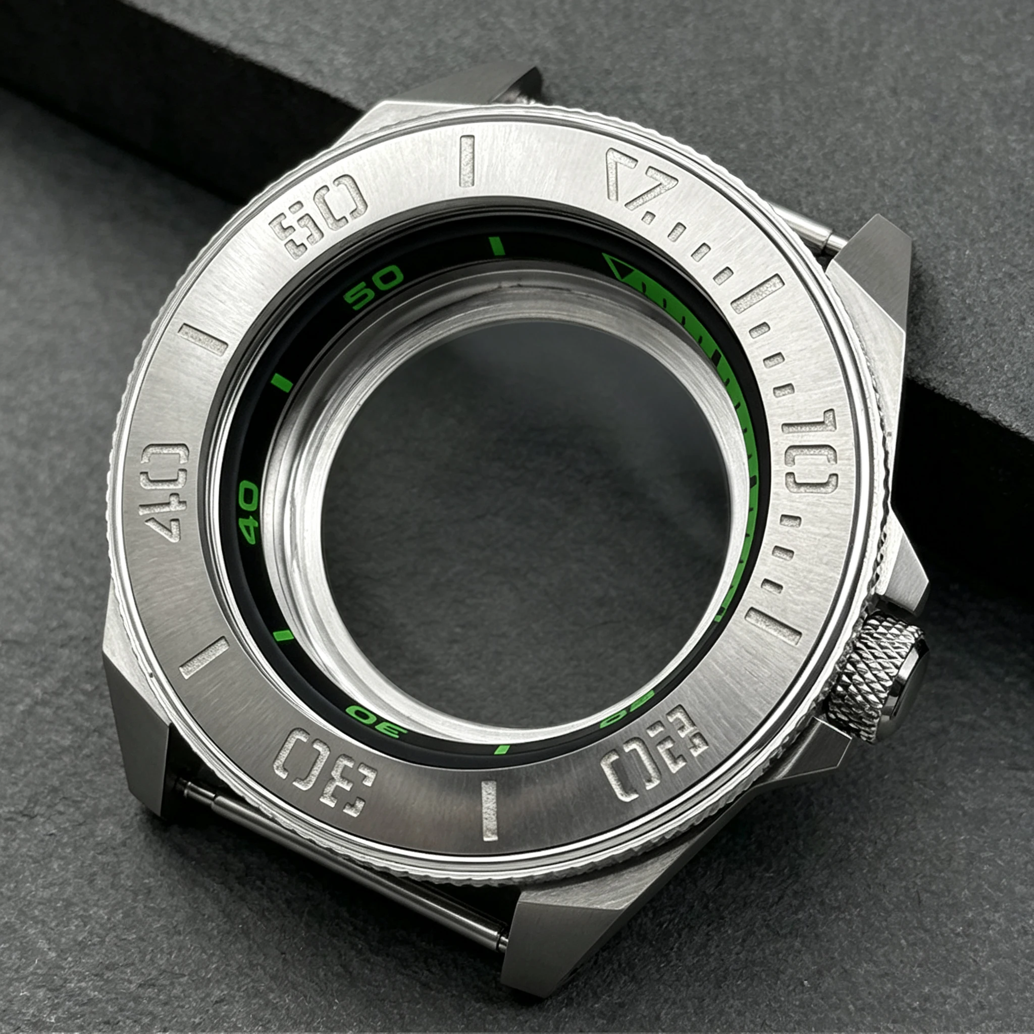 Mod NH35 Samurai King Watch Case Fits NH35 NH36 4R 7S26 Movement and 28.5mm Dial Sapphire Transparent Glass Brand New 44mm Case