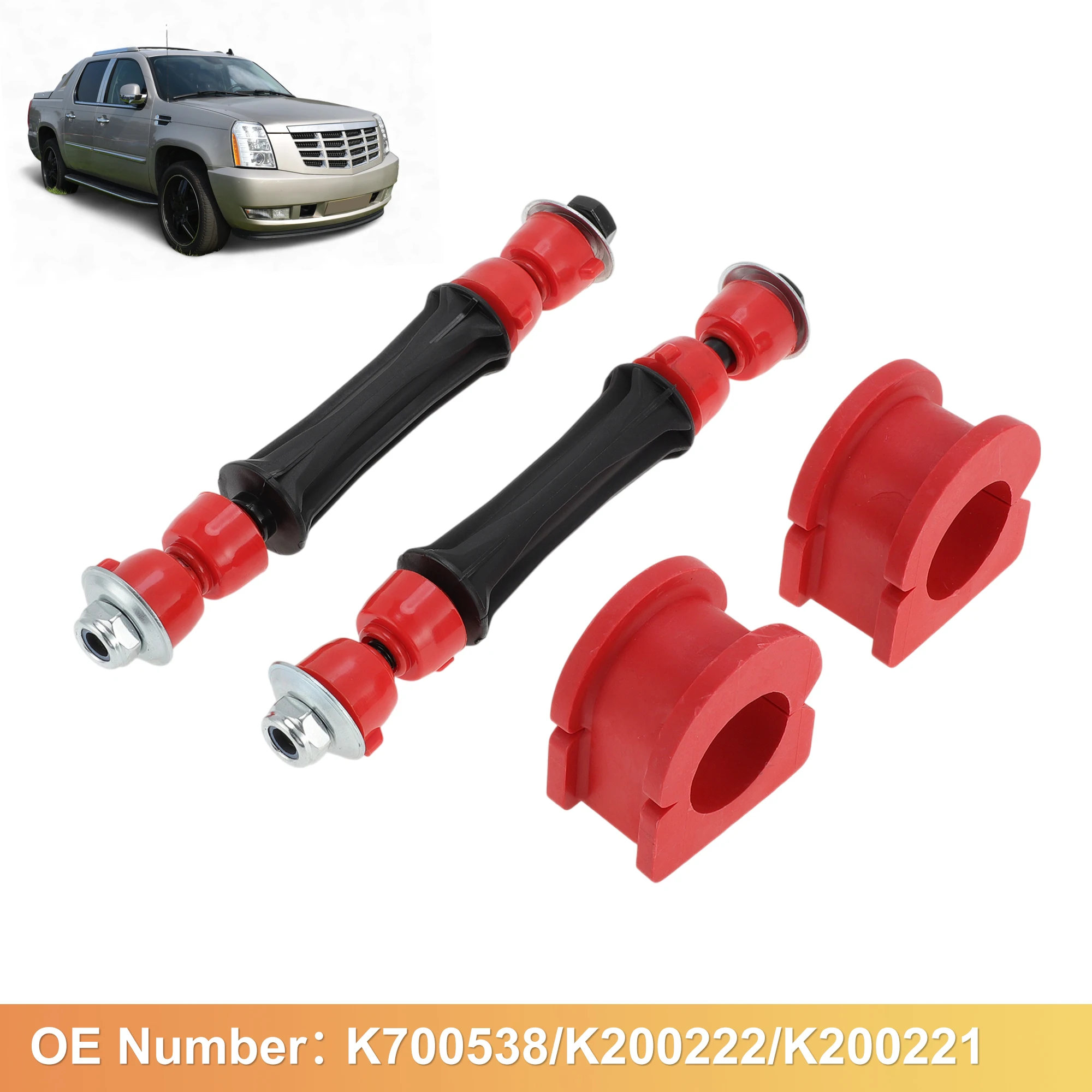 

X Autohaux K700538/K200222 Втулка передней тяги стабилизатора поперечной устойчивости для Chevy Silverado для GMC Sierra