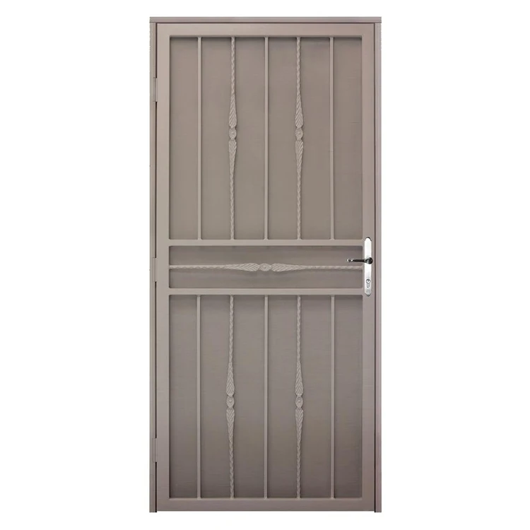 Hot sale residential security door exterior wall security steel door wrought iron security door entrance