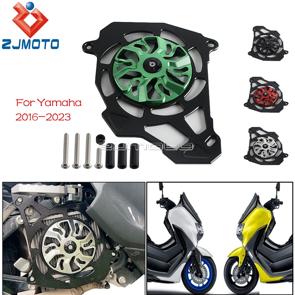 

For Yamaha 2016 2017 2018 2019 2020+ NVX155 NMAX155 AEROX155 Motorcycle Rotary Fan Cover Replacement Sturdy Radiator Cover Parts