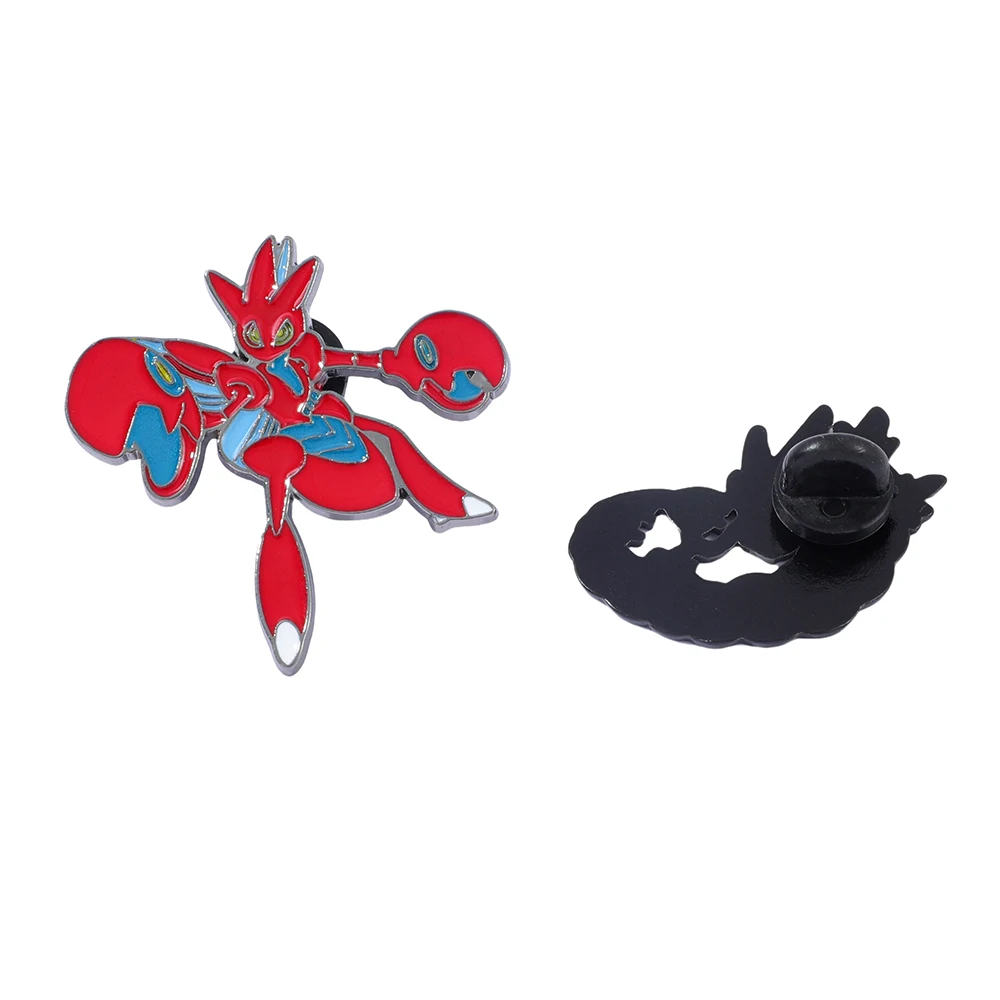 1 Pc Pokémon Cartoon Brooch Greninja Gyarados Creativity Pin Purse Backpack Clothing Metal Badge Accessories Gift for Friend view 2